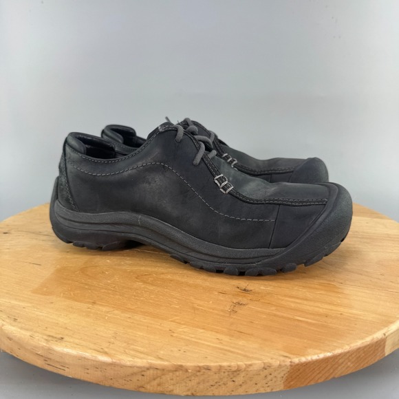 Keen Other - Keen Portsmouth II MensSize 9.5 Shoes Casual 2 Eye Oxford Sneakers Black Leather